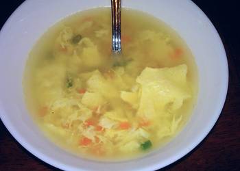 Easiest Way to Recipe Delicious Egg Flower Soup