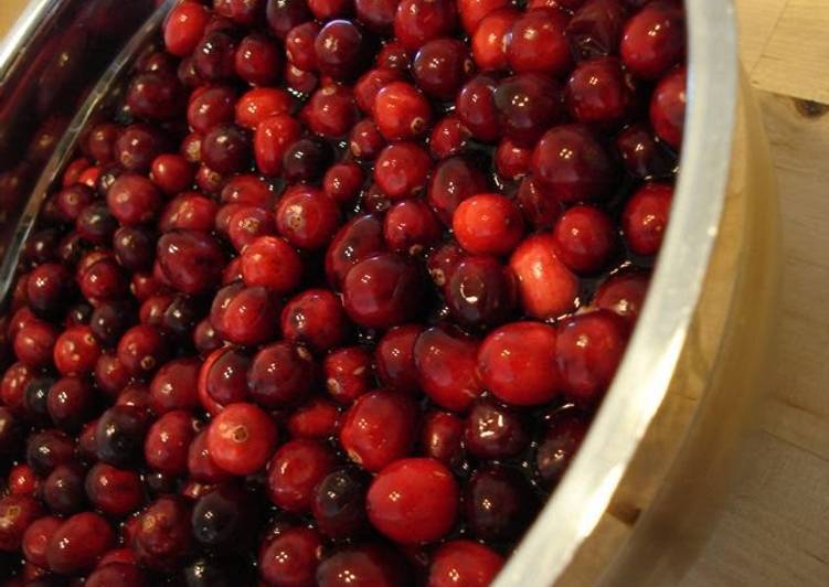 Steps to Prepare Super Quick Homemade Tangy Cranberry Jam