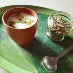 A picture of Buttermilk dry masala.