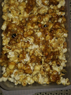 A picture of 5 Ingredient Caramel Popcorn.