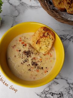 Foto resep Creamy Chicken Soup
