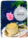 Bánh flan yến mạch lá dứa