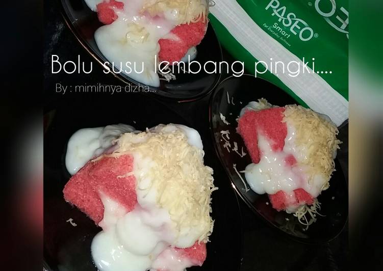 Bolu susu lembang pingki 😘 (kukus)
