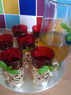 A picture of Vickys Moroccan-Style Mint Tea, GF DF EF SF NF.