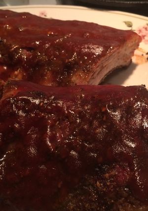 A picture of Oven Baked Baby Back Ribs.