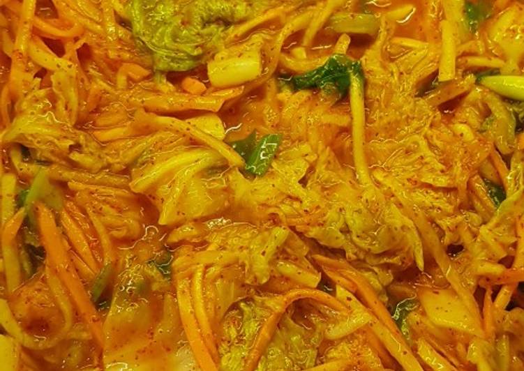 Cara Membuat Kimchi rasa lokal, Lezat Sekali