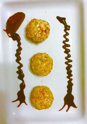 A picture of Unfried S'mores Ice Cream Treats.
