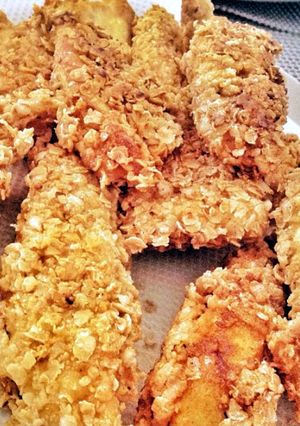 A picture of Oatmeal-Battered Chicken.
