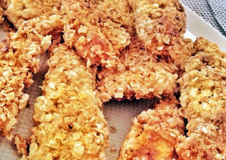 Easiest Way to Prepare Perfect Oatmeal-Battered Chicken