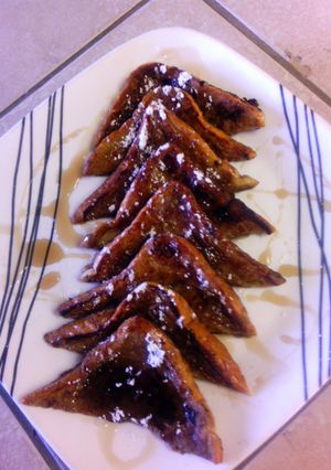 A picture of Stevi's French Toast.