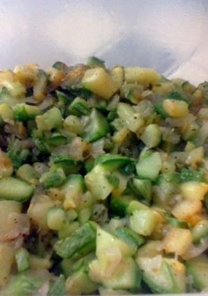 A picture of Satilato's zucchini.