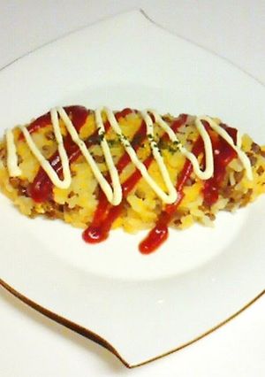 A picture of Great for Lunch - Simple! Natto Omurice.