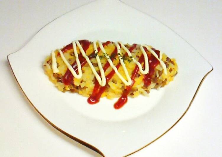 Recipe of Quick Great for Lunch - Simple! Natto Omurice