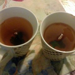 A picture of cinamon green tea.
