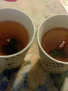 A picture of cinamon green tea.