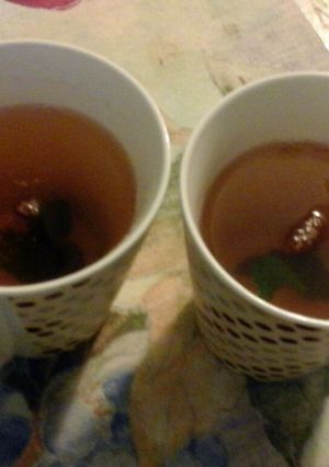 A picture of cinamon green tea.