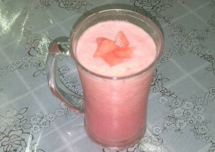 Watermelon milk shake