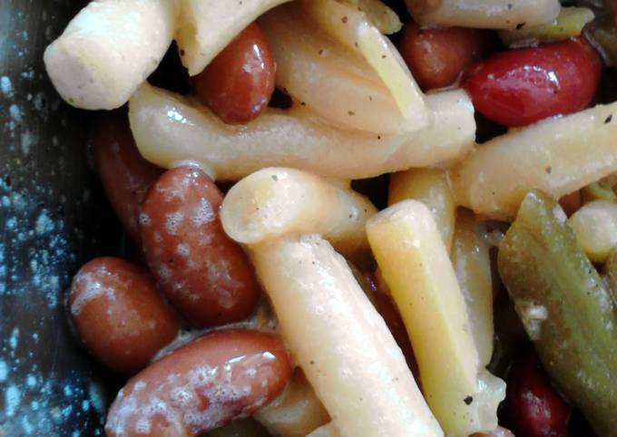 Step-by-Step Guide to Prepare Super Quick Homemade 4 Bean Salad