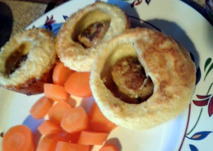 Sausage Popovers (aka Mini Toad-in-the-Holes)