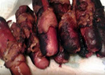 Easiest Way to Prepare Tasty bacon wrapped hotdogs