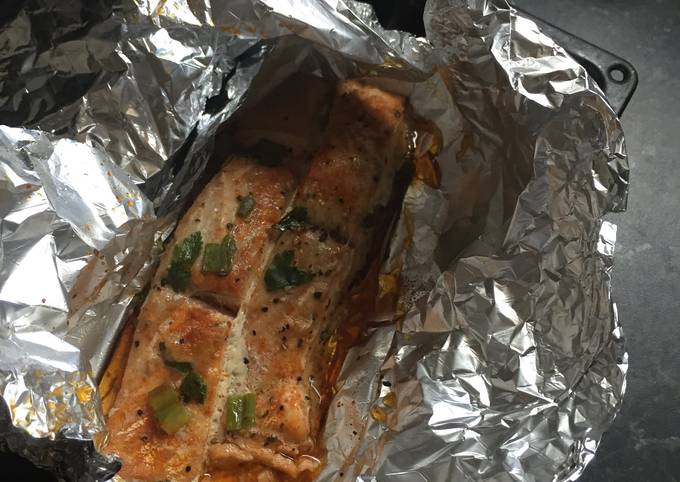 Steps to Prepare Any-night-of-the-week Oven Baked Soy Salmon