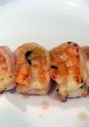 A picture of Shrimp on the Barbie.