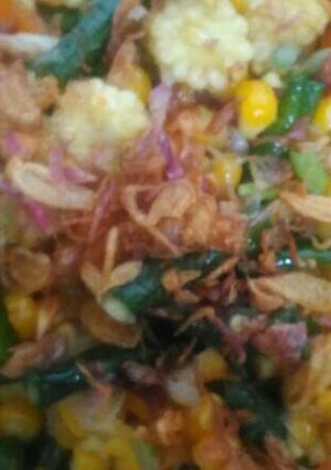 Foto resep Oseng kacang panjang campur pedas manis