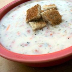 Cream of Reuben Soup A picture of Cream of Reuben Soup.