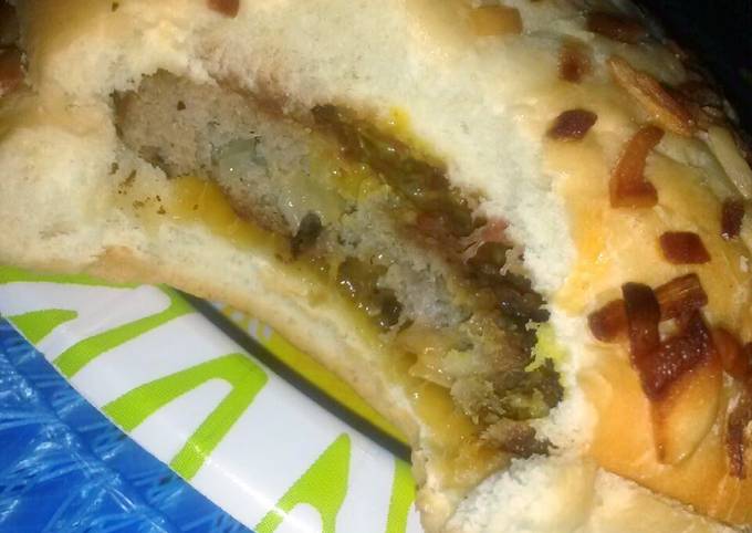 Steps to Prepare Award-winning Onion lovers Turkey burger