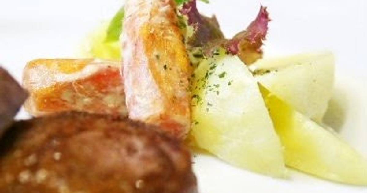 Hearty Vegetables in the Microwave with Anchovy Mayonnaise Recipe by