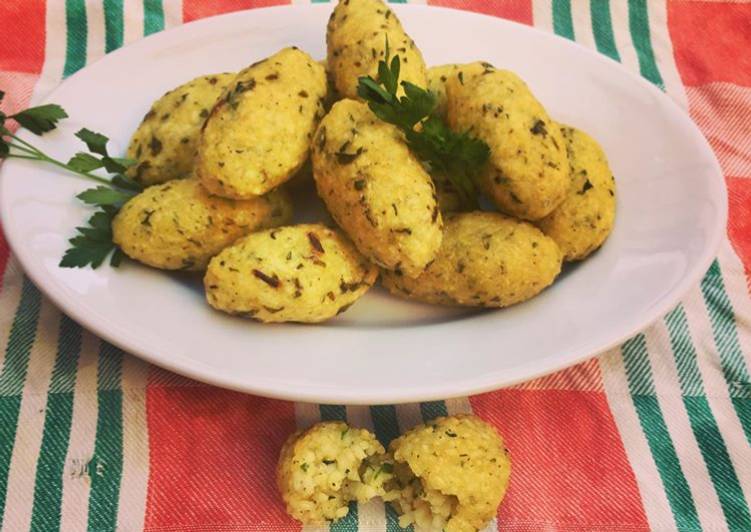Polpette di riso allo zafferano