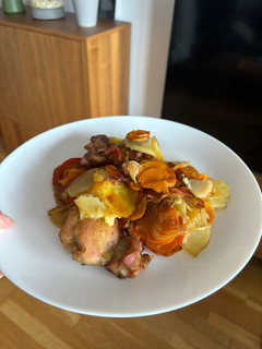 Una foto de Asado de pollo