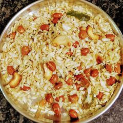 A picture of Namkin poha.
