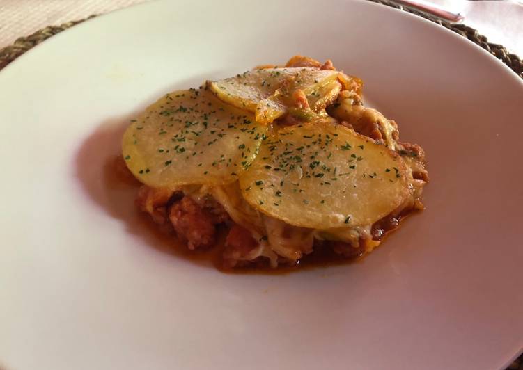 Pastel de carne y patata panadera 🥔