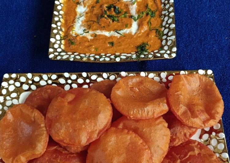 Paneer Butter masala flavoured Puri