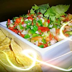 A picture of Mike's Garlic Salsa Fresca Or Ceviche.