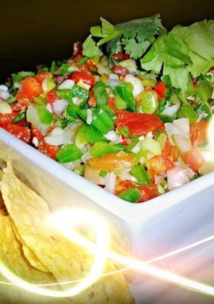 A picture of Mike's Garlic Salsa Fresca Or Ceviche.