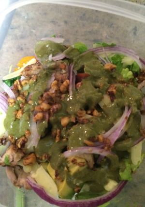 A picture of Spicy Toasted Walnuts.