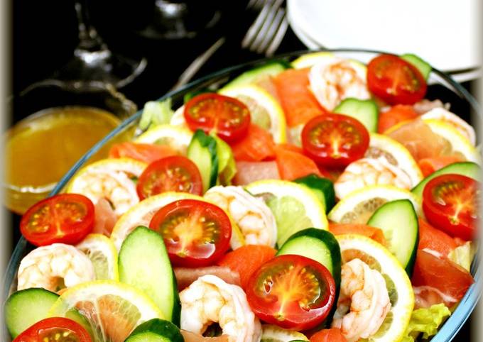 An Extravagant Salad For Guests