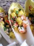 Shrimp and Mango stuffed Endives