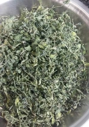 A picture of Kasoori methi.