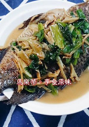 蔥燒海吳郭魚 的食譜成品照片
