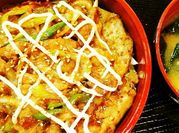 A picture of gochujang seafood