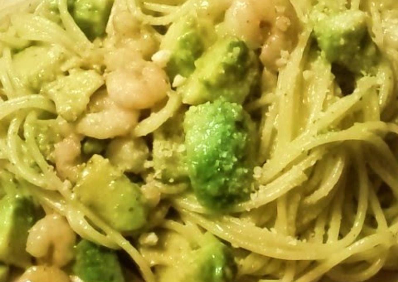 Shrimp and Avocado Pesto