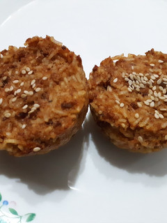 A picture of Rice meat cuppies.