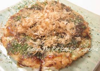 Easiest Way to Recipe Appetizing Fluffy and Soft Nagaimo Yam and Cabbage Okonomiyaki