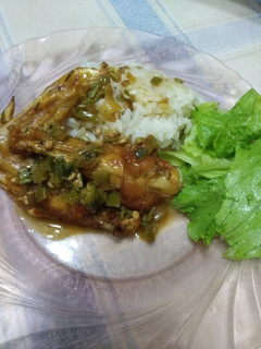 Foto de Frango com quiabo