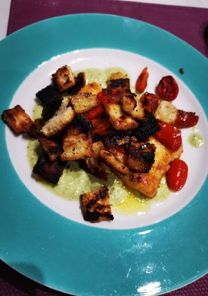 Foto di Merluzzo in salsa di basilico