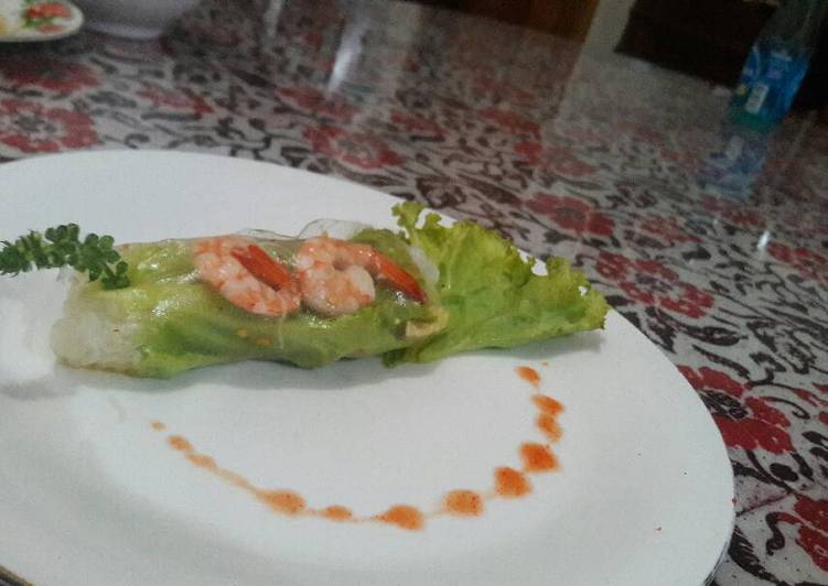 Resep Vietnamese spring roll 💓💓💓💓 Anti Gagal
