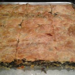 A picture of Spanakopita/ Greek Spinach and Feta Pie.